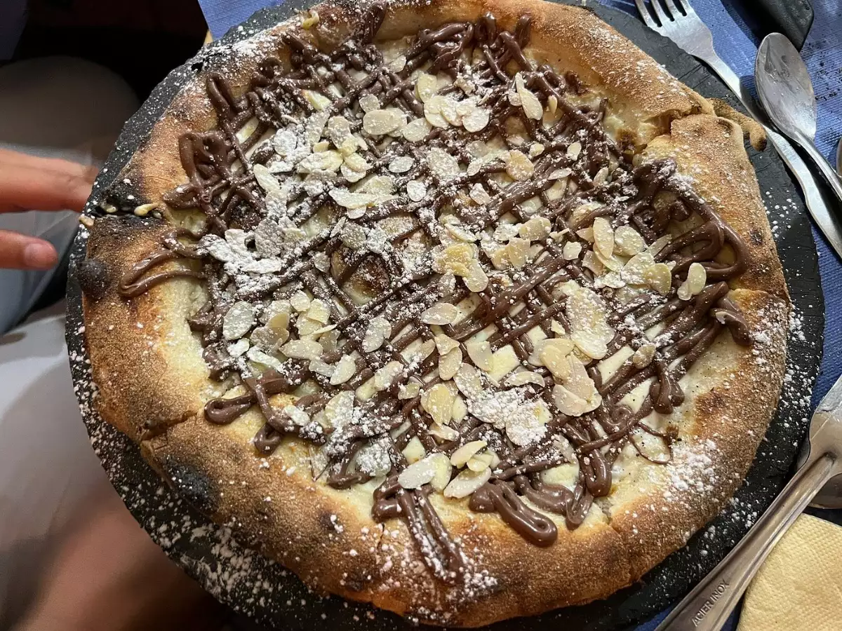 pizza au nutella